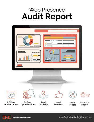 Web Presence Audit Report on Desktop Computer